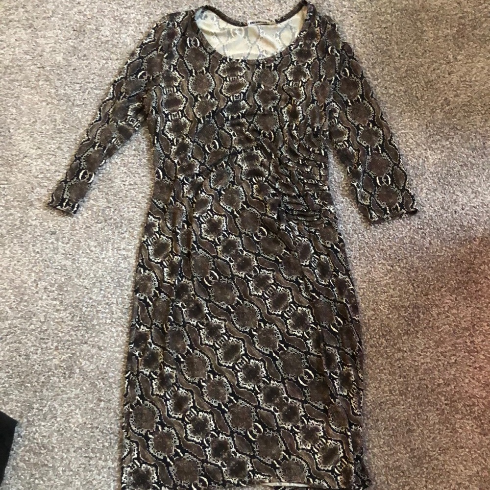 Snake skin dress
